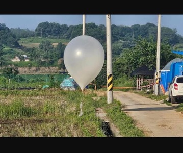Coreea de Sud - Aeroportul Incheon, închis pentru scurt timp din cauza baloanelor cu gunoaie lansate de Coreea de Nord