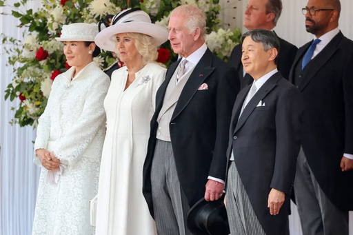 Naruhito şi Masako ai Japoniei, primiţi cu mare pompă la Londra într-o vizită de stat de trei zile