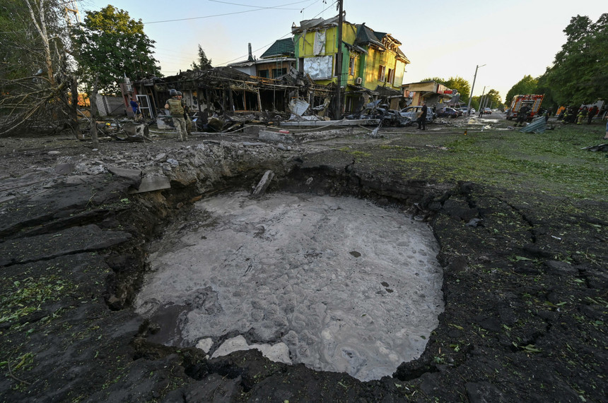 Ucraina: Unsprezece morţi în atacurile ruseşti din sud şi est