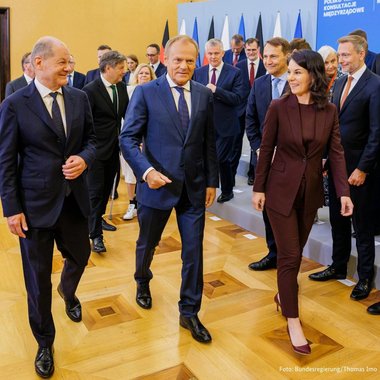 Cancelarul Olaf Scholz îşi duce miniştrii în Polonia, la o şedinţă comună de guvern cu apărarea pe primul loc pe ordinea de zi
