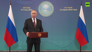 Putin anunţă la summitul OCS că-i consideră pe talibanii din Afganistan ”aliaţi” în lupta împotriva terorismului