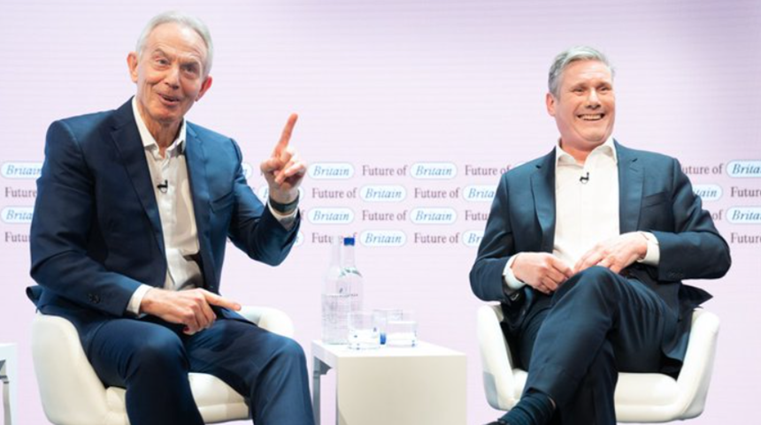 Tony Blair îl sfătuieşte pe Keir Starmer să pregătească ”un plan pentru controlul imigraţiei”. El face o paralelă cu Italia şi Franţa şi elogiază inteligenţa artificială ca instrument împotriva împotriva imigraţiei 