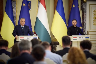Zelenski îi contestă lui Orban rolul de mediator în războiul cu Rusia