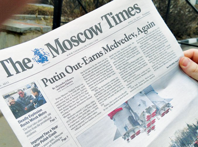 Rusia interzice publicaţia anglofonă şi rusă The Moscow Times