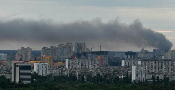 Explozii şi alerte aeriene la Kiev, la zece zile după atacuri ruseşti masive