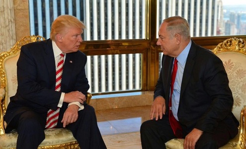 Trump se va întâlni vineri cu Netanyahu în Florida