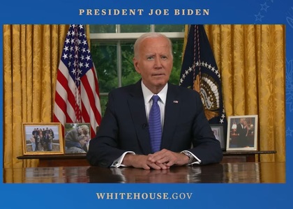 UPDATE - Joe Biden: Am decis că cea mai bună cale de urmat este să predau ştafeta unei noi generaţii. Acesta este cel mai bun mod de a ne uni naţiunea - VIDEO / Donald Trump consideră discursul lui Joe Biden "abia inteligibil"

