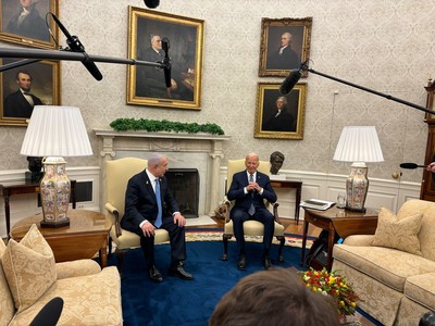 Biden s-a întâlnit cu Netanyahu, în încercarea de a-l convinge să ajungă la un armistiţiu în Gaza