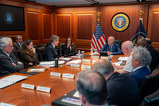 Biden şi Harris au fost informaţi în Situation Room despre ameninţarea iraniană, inclusiv despre atacul asupra trupelor americane din Irak