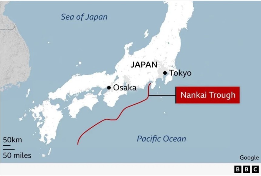 Japonia avertizează că există un risc sporit de producere a unui mega-cutremur