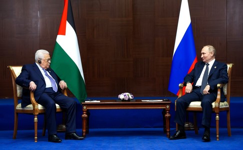 Putin discută marţi despre criza din Orientul Mijlociu cu preşedintele palestinian Mahmoud Abbas