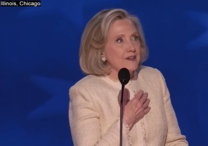 Hillary Clinton, la Convenţia Democrată de la Chicago: „Trebuie să luptăm pentru Kamala la fel cum ea luptă pentru noi”. Despre Trump: „L-am pus pe fugă” - VIDEO