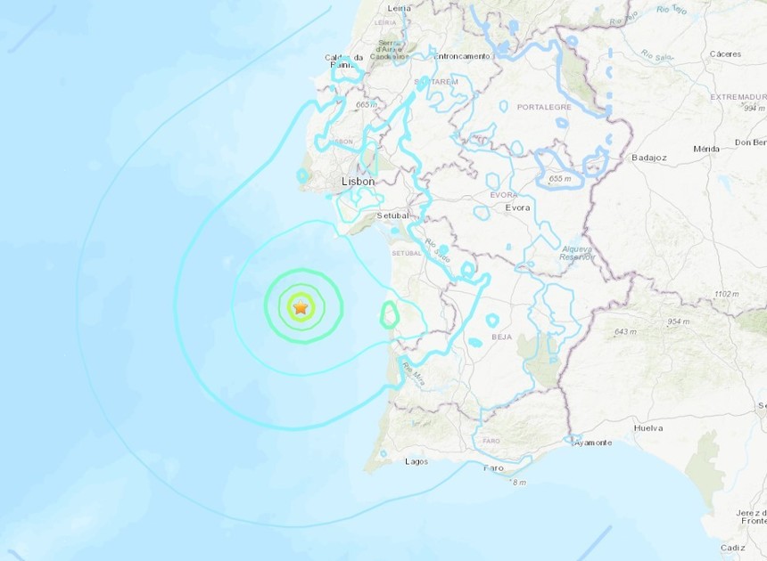 Un cutremur cu magnitudinea de moment 5,4 care s-a produs în largul coastelor Portugaliei s-a resimţit până în Spania şi Maroc