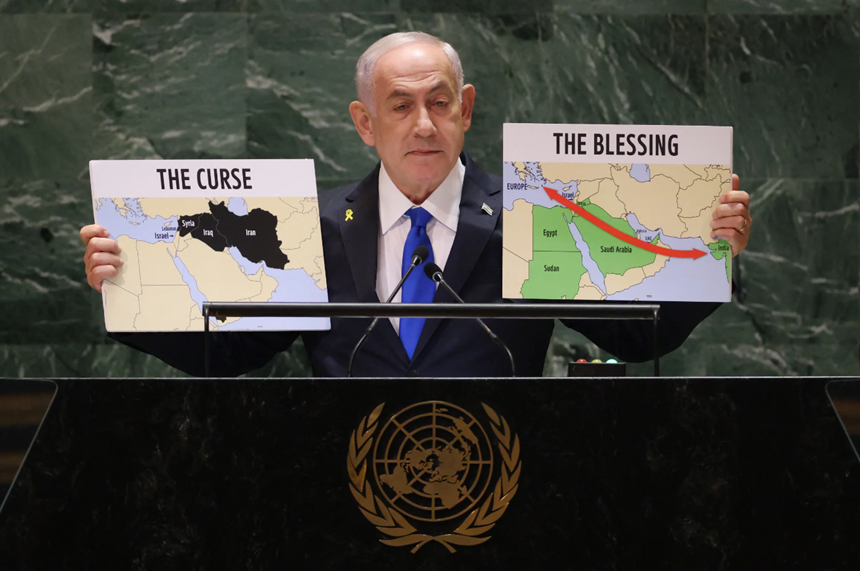 ”Israelul vrea pace” dă asigurări Netanyahu, care denunţă la tribuna ONU ”calomnierea” Israelului, huiduit în timpul discursului şi boicotat. Hamasul a fost aproape eradicat. ”Dacă ne loviţi, vă vom lovi”, ameninţă el Iranul. ONU, ”o farsă dispreţuitoare”