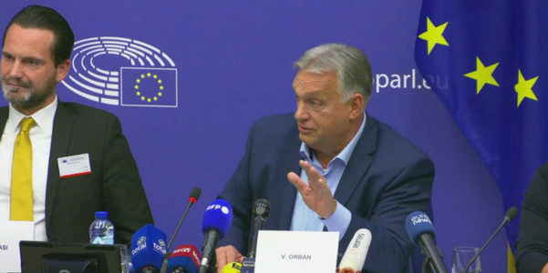 Orban promite, în marja unei sesiuni plenare a Parlamentului European la Strasbourg, să deschidă ”o groază de sticle de şampanie” dacă Trump este ales