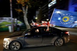 Opoziţia georgiană denunţă alegeri legislative falsificate şi îndeamnă la manifestaţii