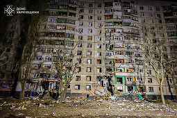 Cel puţin un mort şi 40 de răniţi în Ucraina, în atacuri ruse la Harkov, Odesa şi Kiev cu cinci rachete, 92 de drone şi bombe planante