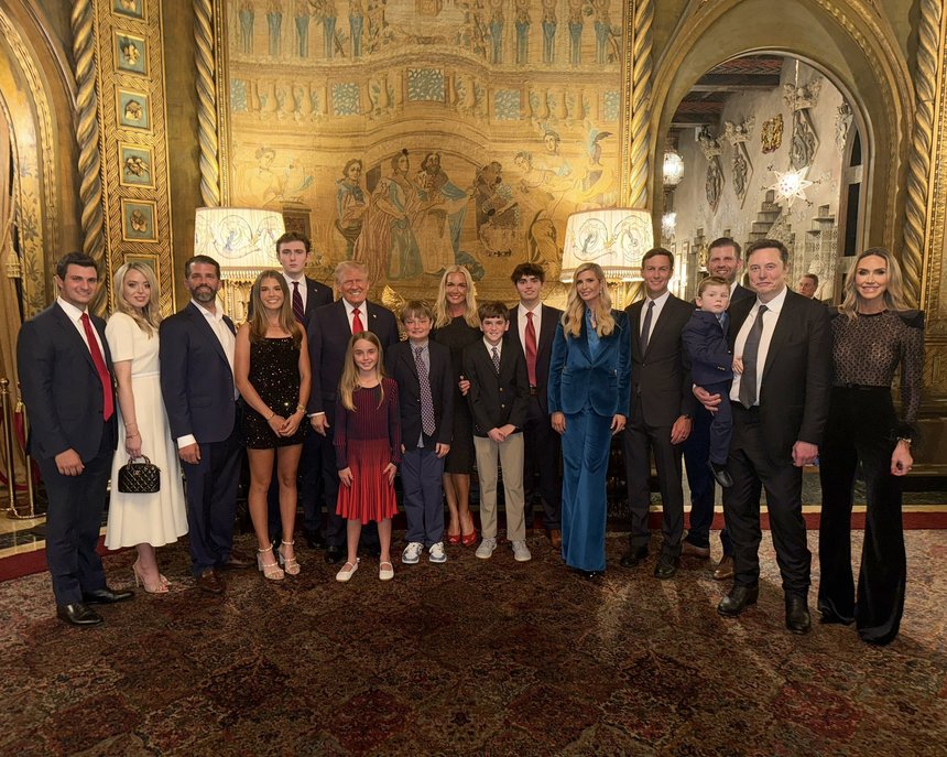 Clanul Trump, de la Barron la Kai: cine sunt membrii apropiaţi ai familiei şi ce roluri ar putea juca în viitoarea administraţie - FOTO