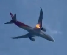 Un avion Boeing chinez s-a întors pe aeroportul din Roma de unde decolase, din cauza unei probleme la motor - VIDEO