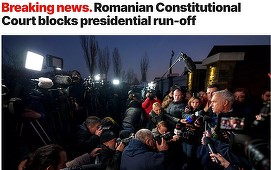 UPDATE - Presa internaţională tratează în regim de „breaking news” informaţia despre anularea alegerilor prezidenţiale din România / Sky News: „Toată lumea este confuză şi şocată. Este un moment volatil”/ POLITICO remarcă prezenţa poliţiei pe străzi