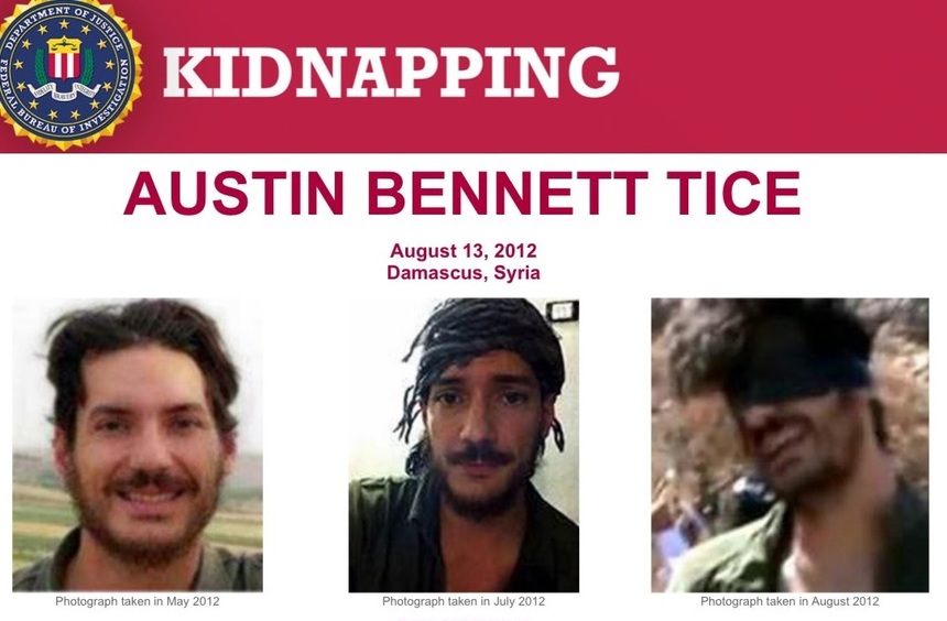 Joe Biden spune că ostaticul american Austin Tice, jurnalist freelancer, este în viaţă în Siria