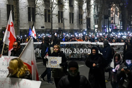 Uniunea Europeană analizează ”măsuri” împotriva Georgiei, după reprimarea ”brutală” a manifestaţiilor proeuropene