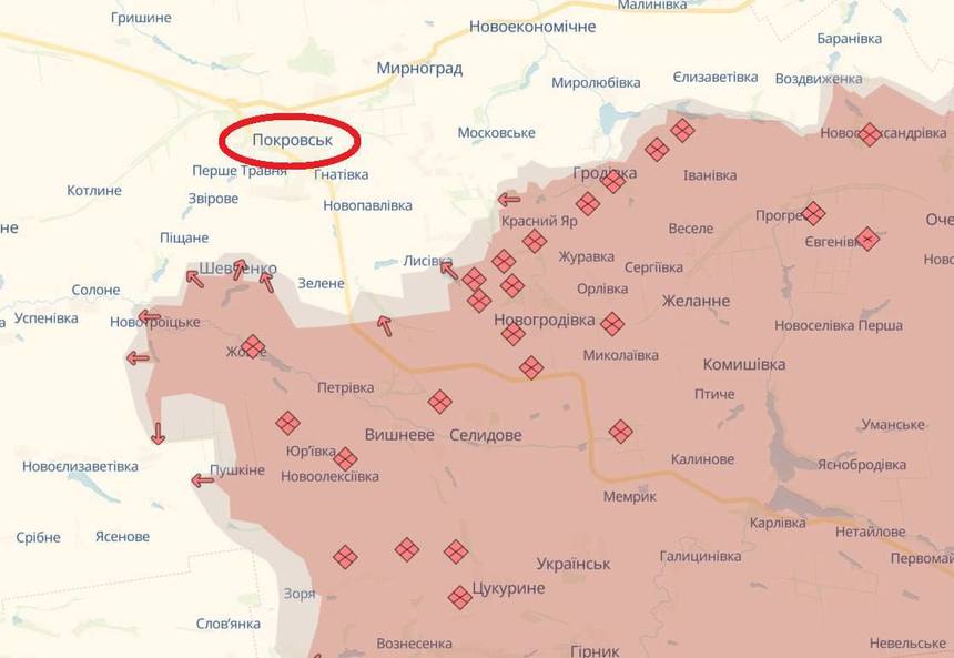 Ucraina pierde teren în apropiere de Pokrovsk, forţele ruse se află la 3 km de acest punct strategic