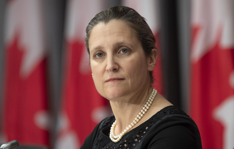 Vicepremierul canadian Chrystia Freeland demisionează din cauza unui dezacord cu Justin Trudeau privind ameninţările lui Trump de a impune taxe vamale de 25% tuturor produselor canadiene