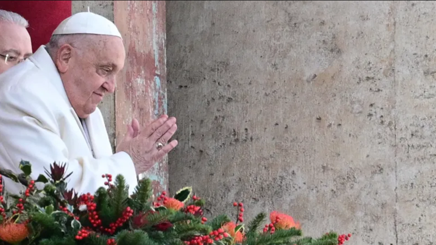 Papa Francisc cere în mesajul său de urări politice ”Urbi et orbi” ”să tacă armele” în Ucraina, Fâşia Gaza şi Sudan