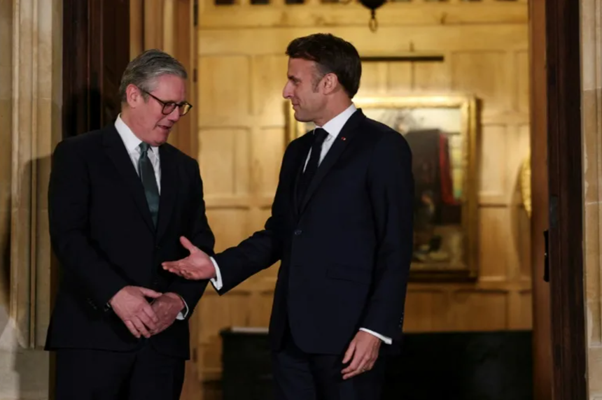 Macron şi Starmer discută despre Ucraina la Chequers