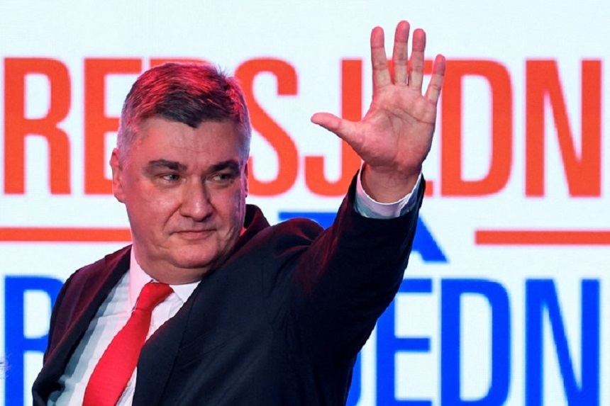 Preşedintele croat Milanovic, critic al UE şi al NATO, a obţinut un nou mandat. El l-a învins clar pe candidatul partidului de guvernământ în turul doi al alegerilor prezidenţiale