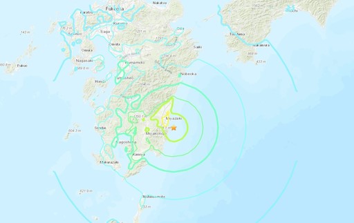 UPDATE - Alertă de tsunami declanşată după un cutremur cu magnitudine 6,9 în sud-vestul Japoniei