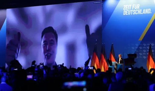 Elon Musk intervine video la mitingul de lansare în campanie al AfD şi le cere extremiştilor de dreapta să fie ”mândri că sunt germani”. Iulius Cezar a fost ”impresionat” de voinţa de luptă a triburilor germanice