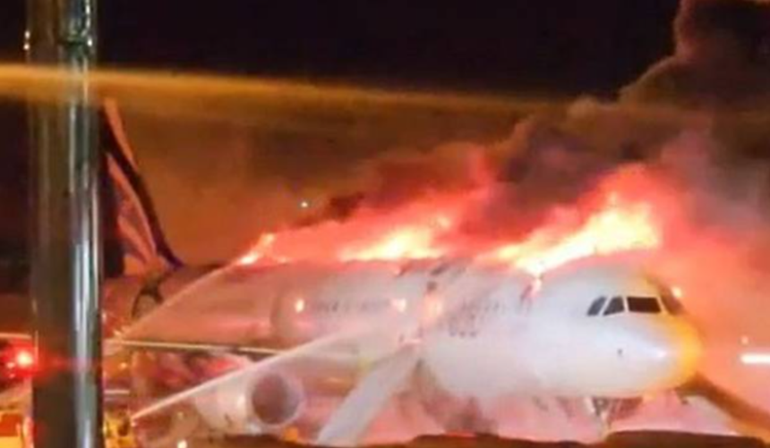 În total 176 de persoane evacuate în Coreea de Sud, una rănită, după ce coada unui avion Airbus al companiei aeriene Air Busan ia foc pe pistă. Aeronava asigura un zbor de la Gimhae la Hong Kong