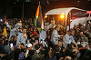 Val de bucurie la Ramallah, la sosirea deţinuţilor palestinieni eliberaţi