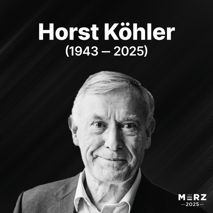 UPDATE - Fostul preşedinte german Horst Kohler a murit la 81 de ani / Mesajul transmis de Klaus Iohannis 