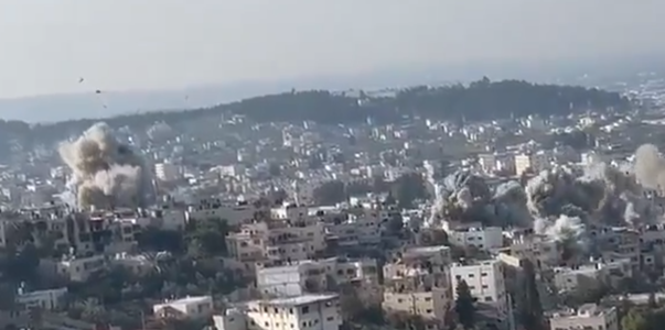 Armata israeliană a aruncat în aer clădiri în tabăra de refugiaţi din Cisiordania - VIDEO