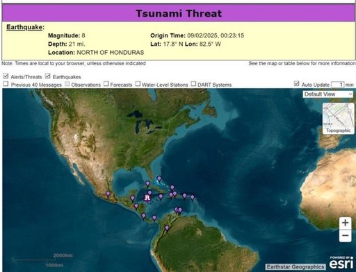 Cutremur puternic în Caraibe, alertă de tsunami ridicată