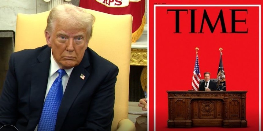 Ce a spus Trump când a fost întrebat despre noua copertă a revistei TIME, care îl prezintă pe Elon Musk stând la biroul său de la Casa Albă