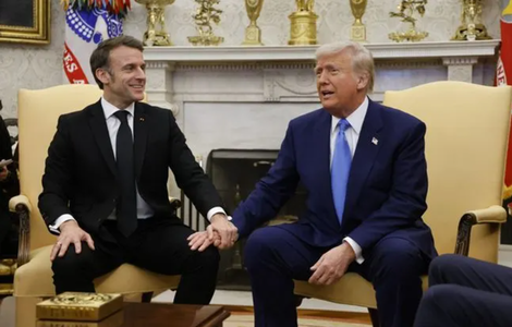 Macron şi Trump dau asigurări că vor să coopereze în vederea păcii în Ucraina