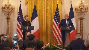 Macron îl avertizează pe Trump împotriva unei ”capitulări” forţate a Ucrainei