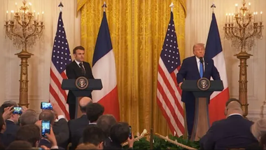 Macron îl avertizează pe Trump împotriva unei ”capitulări” forţate a Ucrainei