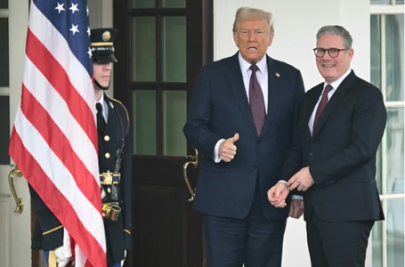 Amabilităţi, destindere comercială, dar nimic decisiv cu privire la Ucraina la întâlnirea lui Trump cu Starmer