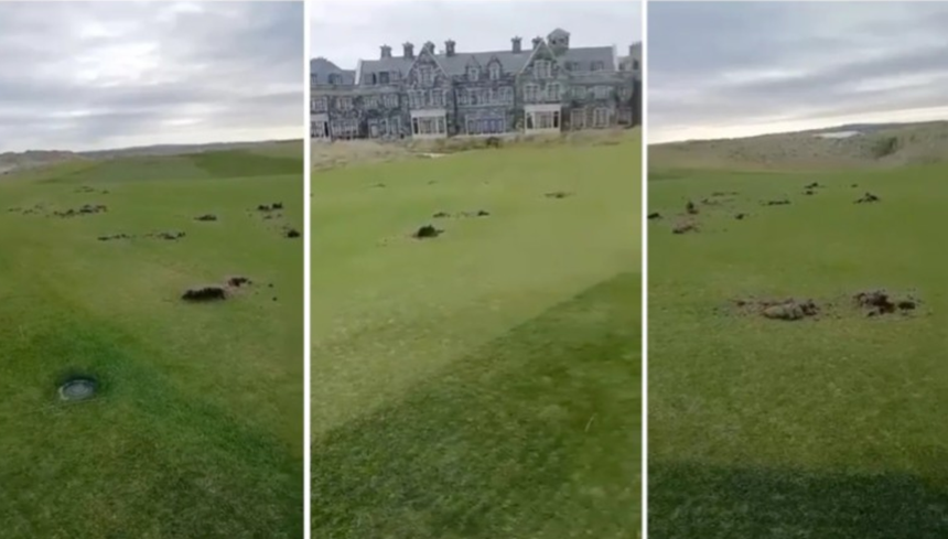 Un al doilea teren de golf al lui Trump vandalizat în Irlanda, după vandalizarea unui teren de golf Trump în Scoţia în weekend. Anchete penale după proteste propalestiniene. Eric Trump, primit de John Swinney la Edinurgh