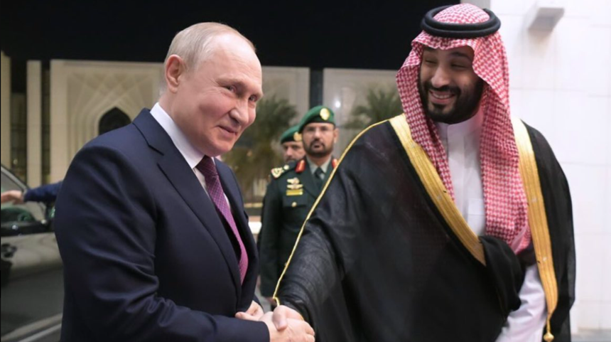 Mohammed bin Salman îi spune la telefon lui Putin că susţine ”toate iniţiativele” în vederea unei opriri a Războiului din Ucraina