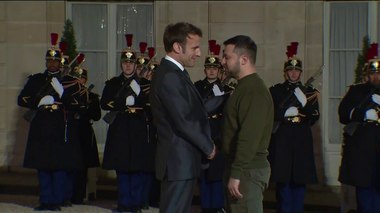 Zelenski va fi primit de Macron miercuri seară pentru a pregăti summitul de securitate de joi