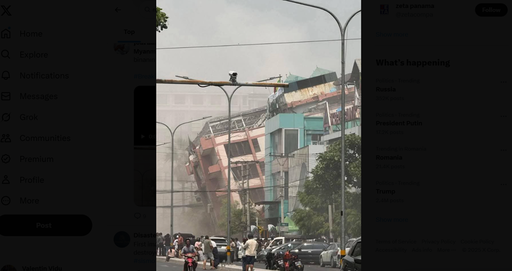 Cutremur puternic, de magnitudinea 7,7, în Myanmar, resimţit în nordul şi centrul Thailandei şi în China. Un imobil în construcţie se surpă la Bangkok, unde au fost evacuate birouri şi magazine