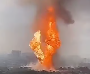 Peste 100 de răniţi în Malaysia, în explozia unui gazoduct care declanşează un incendiu uriaş