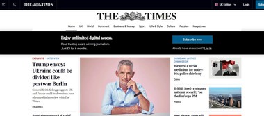 The Times îl citează pe emisarul lui Trump pentru Ucraina Keith Kellogg spunând că Ucraina ar putea fi divizată precum Berlinul după al Doilea Război Mondial / Kelogg declară că afirmaţiile sale au fost denaturate