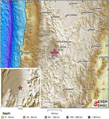 Cutremur cu magnitudinea 5,7 în nordul Chile, afirmă GFZ